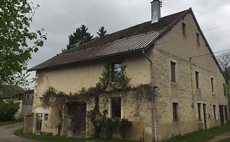 Remplacement complet charpente ferme comtoise type pastorale