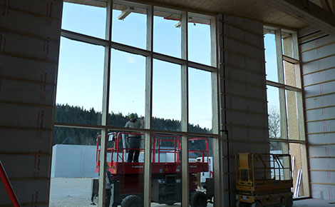 Relevé de point au théodolite et solution de sur-charpente