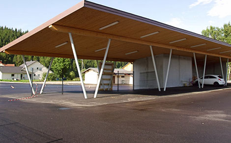 Relevé de point au théodolite et solution de sur-charpente